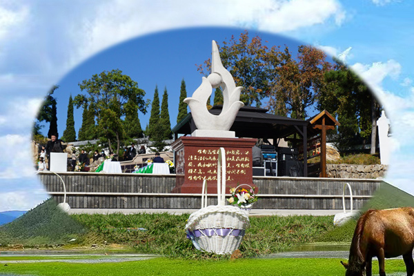 沈陽陵園止于至善的生命文化理念，龍生人文紀念園對逝者家屬進行悲傷撫慰！